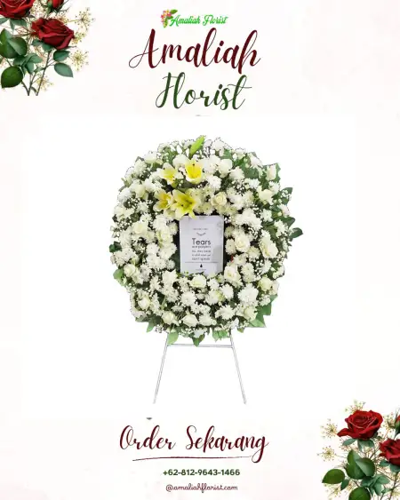 Krans Bunga Duka Kedisan